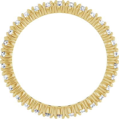 7/8 CTW Lab-Grown Diamond Eternity Band, 2.3 mm