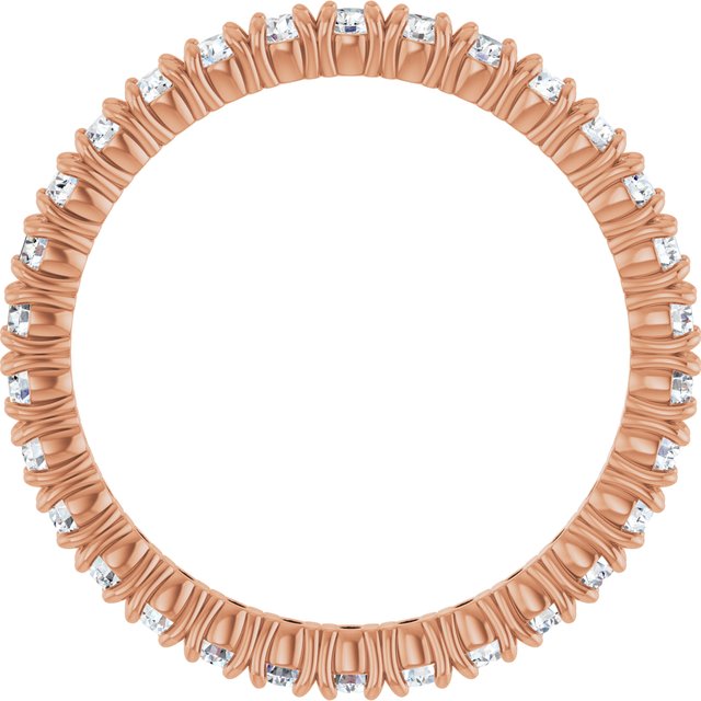 3/4 CTW Lab-Grown Diamond Eternity Band, 2.4 mm