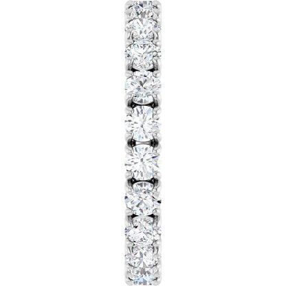 1 1/3 CTW Natural Diamond Eternity Band, 2.55 mm