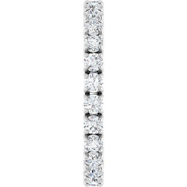 Platinum 3/4 CTW Natural Diamond Eternity Band