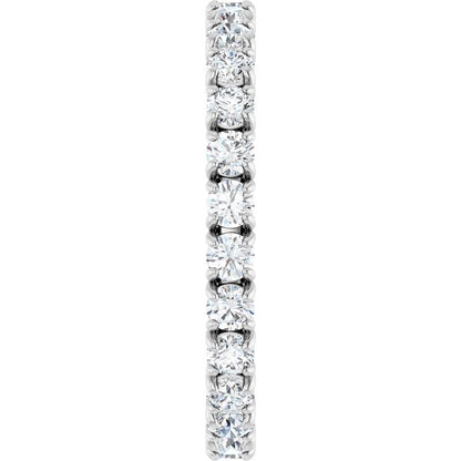 Platinum 7/8 CTW Natural Diamond Eternity Band