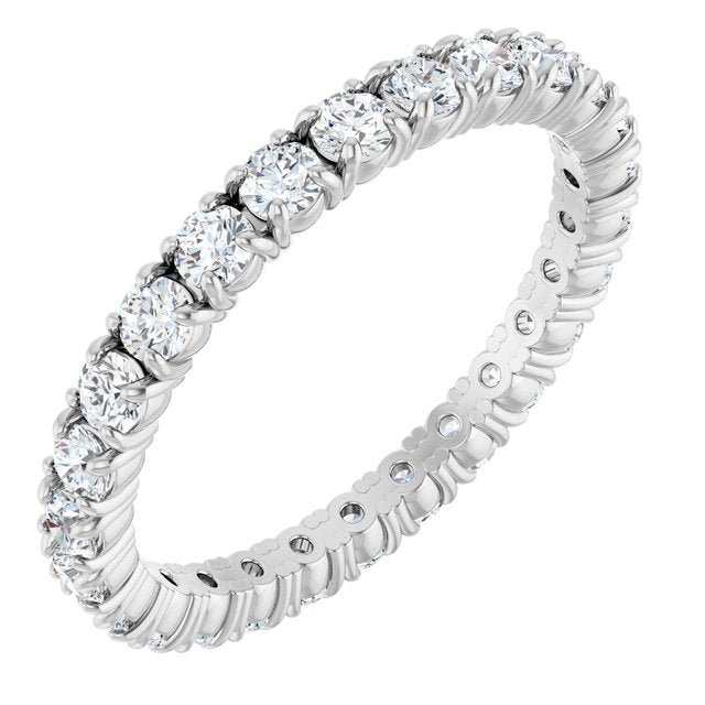 Platinum 3/4 CTW Natural Diamond Eternity Band