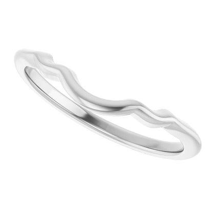 14K X1 White Gold Band, 1.5 mm