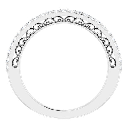 1/5 CTW Natural Diamond Anniversary Band, 1.8 mm
