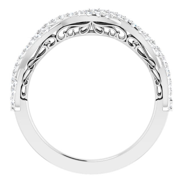 1/4 CTW Natural Diamond Anniversary Band, 4.1 mm