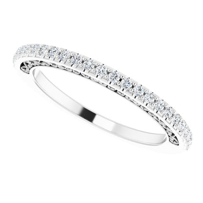 1/5 CTW Natural Diamond Anniversary Band, 1.8 mm