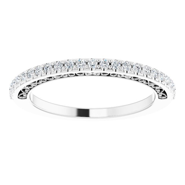 1/5 CTW Natural Diamond Anniversary Band, 1.8 mm