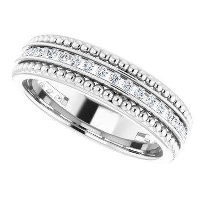 1/3 CTW Natural Diamond Anniversary Band, 5.3 x 5.3 mm