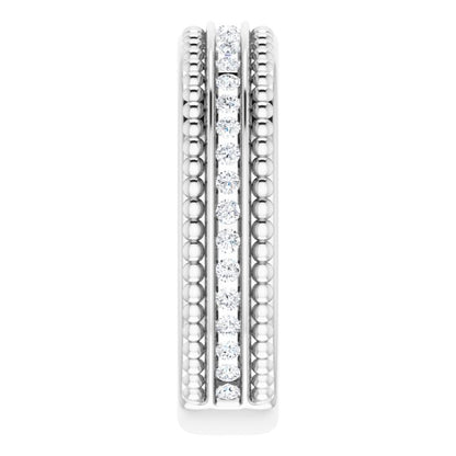 1/3 CTW Natural Diamond Anniversary Band, 5.3 x 5.3 mm