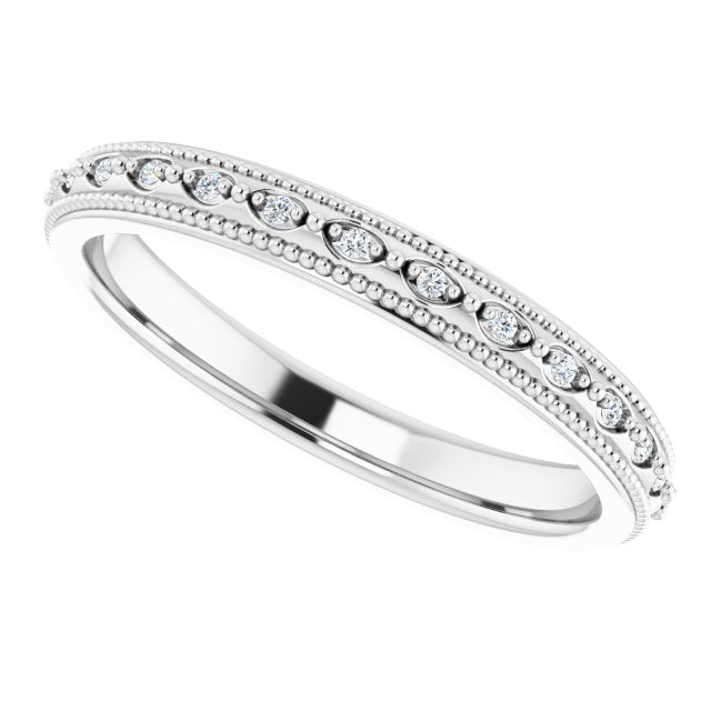 .05 CTW Natural Diamond Matching Band, 2.8 mm