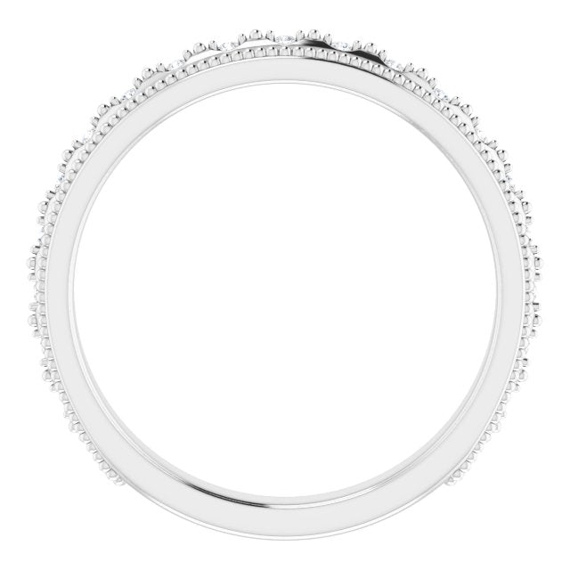 .05 CTW Natural Diamond Matching Band, 2.8 mm