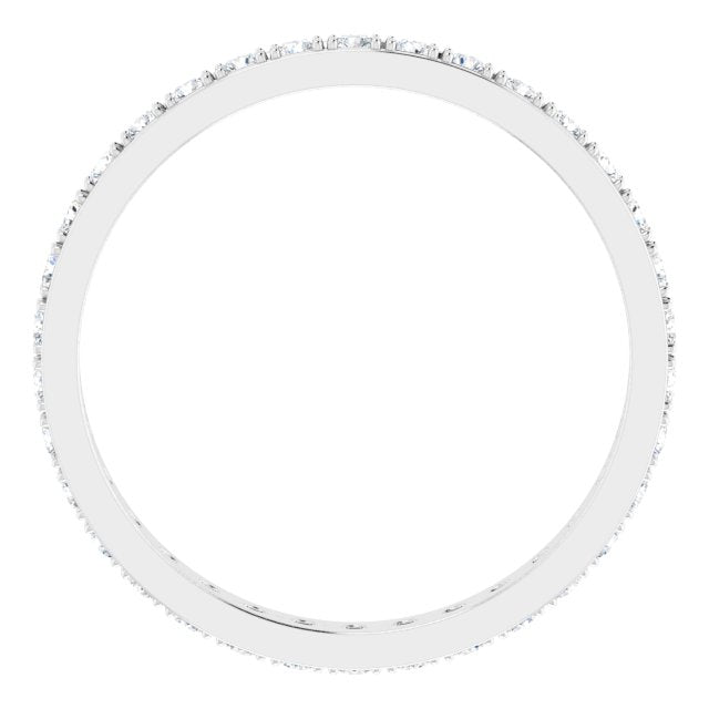 1/2 CTW Natural Diamond Eternity Band, 2.9 mm