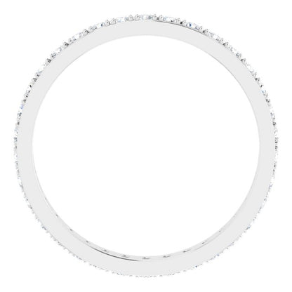 1/2 CTW Natural Diamond Eternity Band, 2.9 mm