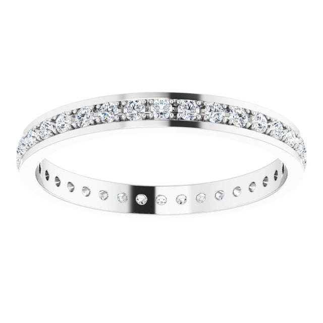 1/2 CTW Natural Diamond Eternity Band, 2.9 mm