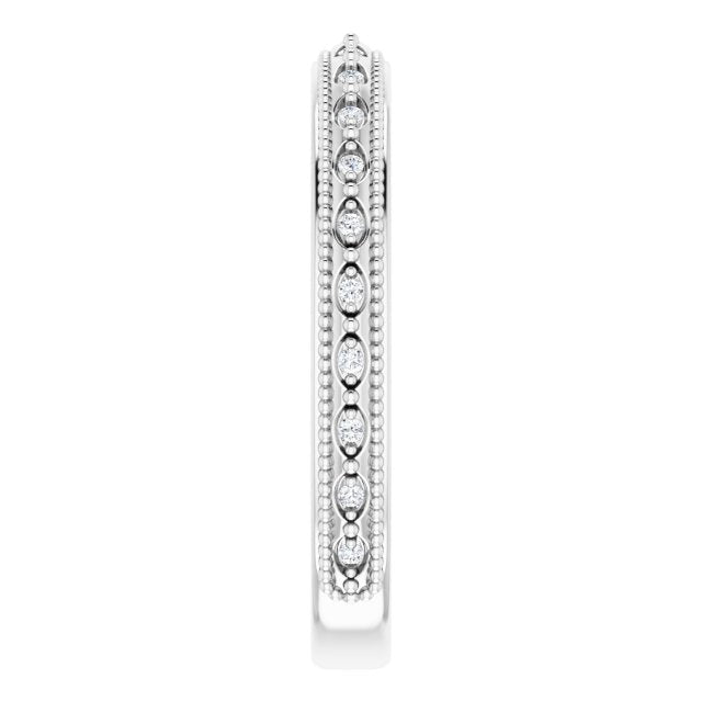 .05 CTW Natural Diamond Matching Band, 2.8 mm
