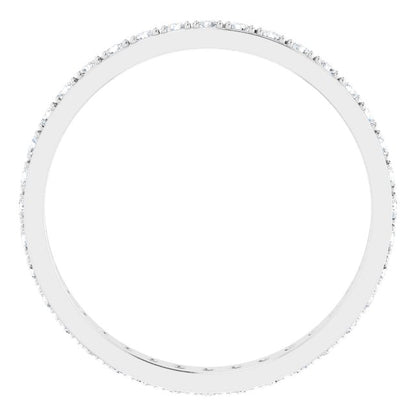 1/2 CTW Natural Diamond Eternity Band, 2.9 mm