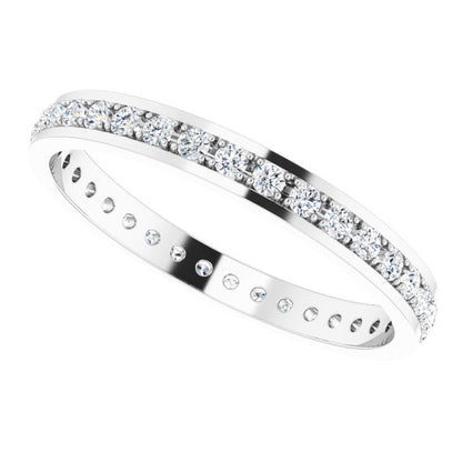 1/2 CTW Natural Diamond Eternity Band, 2.9 mm