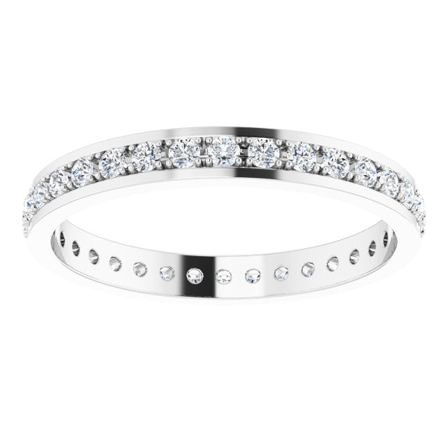 1/2 CTW Natural Diamond Eternity Band, 2.9 mm