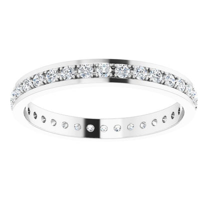 1/2 CTW Natural Diamond Eternity Band, 2.9 mm