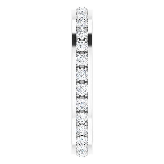3/8 CTW Natural Diamond Eternity Band, 3 mm