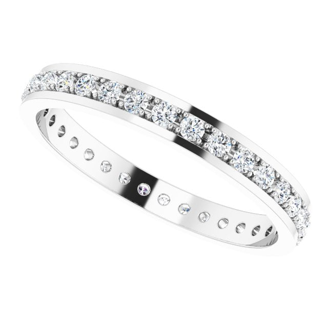 1/2 CTW Natural Diamond Eternity Band, 2.9 mm