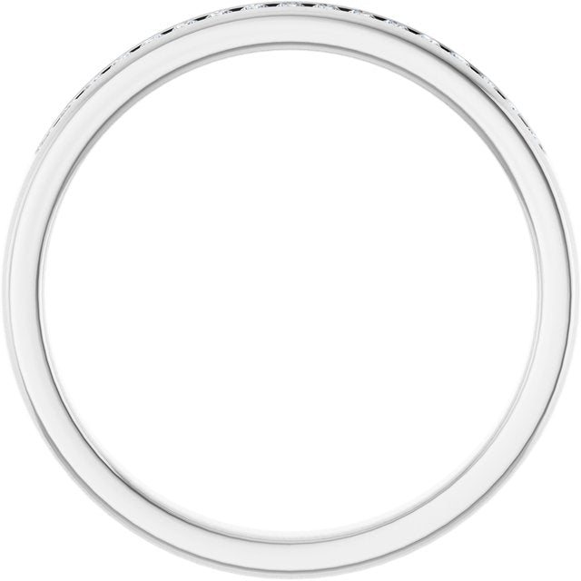 1/4 CTW Lab-Grown Diamond Channel-Set Band