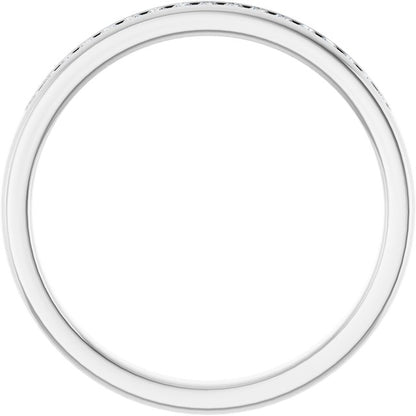 1/4 CTW Lab-Grown Diamond Channel-Set Band