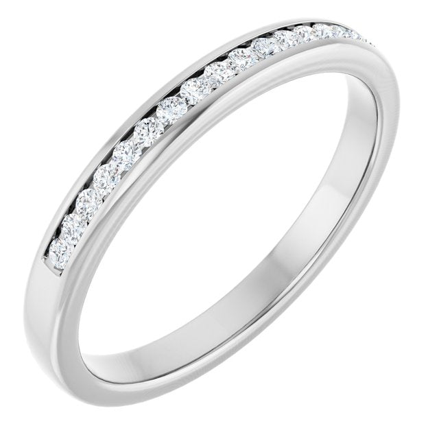 1/4 CTW Lab-Grown Diamond Channel-Set Band