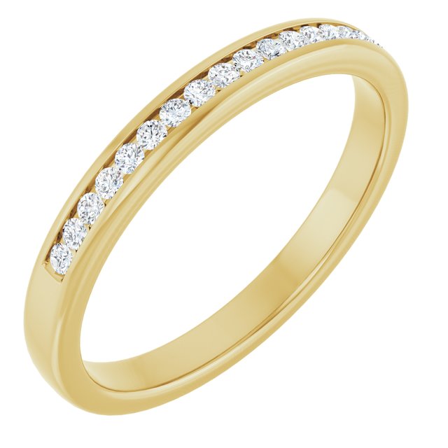 1/4 CTW Lab-Grown Diamond Channel-Set Band