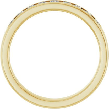 3/4 CTW Lab-Grown Diamond Channel-Set Band