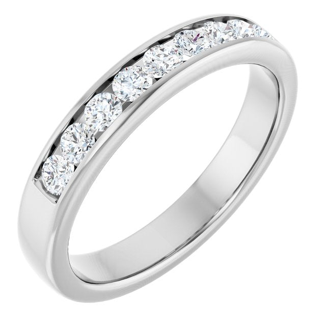 3/4 CTW Lab-Grown Diamond Channel-Set Band