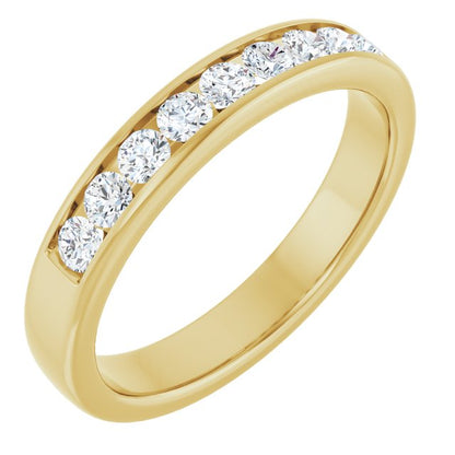 3/4 CTW Lab-Grown Diamond Channel-Set Band