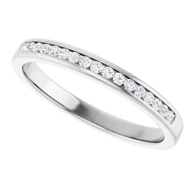 1/4 CTW Lab-Grown Diamond Channel-Set Band