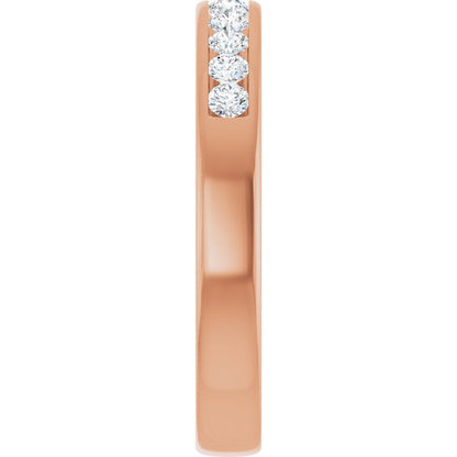3/8 CTW Lab-Grown Diamond Channel-Set Band