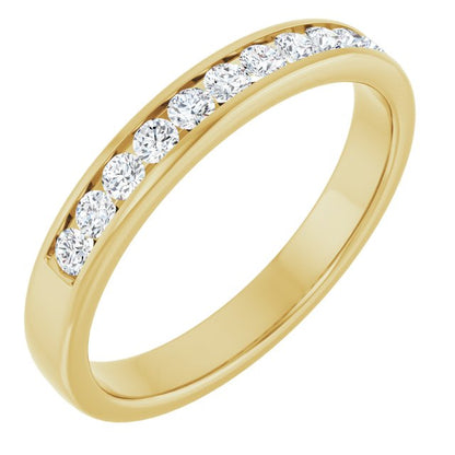 3/8 CTW Lab-Grown Diamond Channel-Set Band