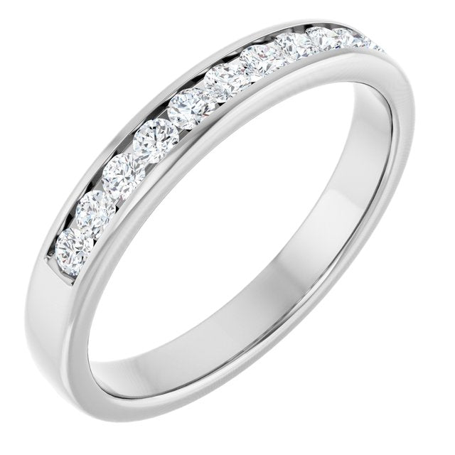 3/8 CTW Lab-Grown Diamond Channel-Set Band