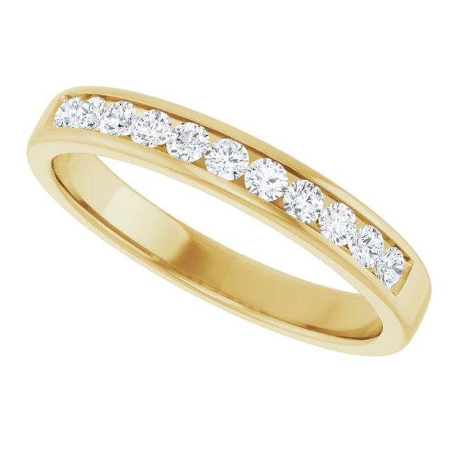 3/8 CTW Lab-Grown Diamond Channel-Set Band