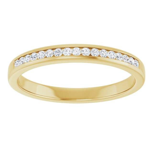 1/4 CTW Lab-Grown Diamond Channel-Set Band