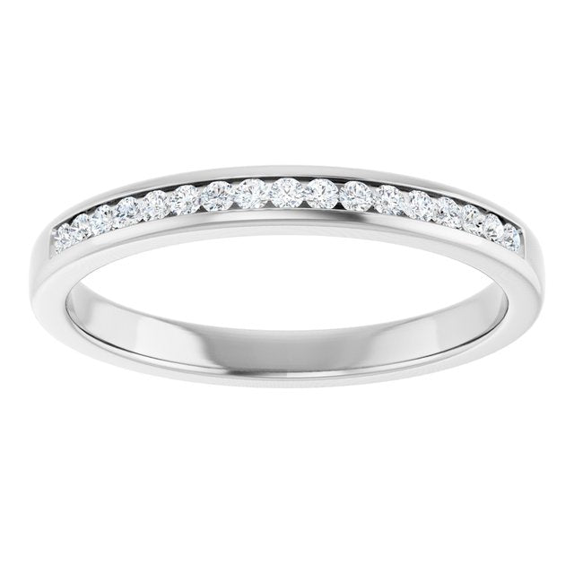 1/4 CTW Lab-Grown Diamond Channel-Set Band