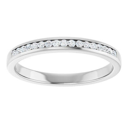 1/4 CTW Lab-Grown Diamond Channel-Set Band