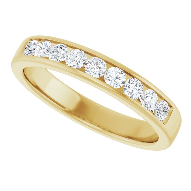3/4 CTW Lab-Grown Diamond Channel-Set Band
