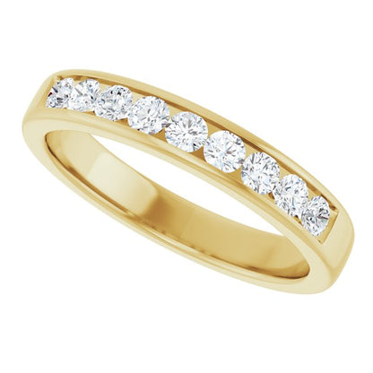 3/4 CTW Lab-Grown Diamond Channel-Set Band