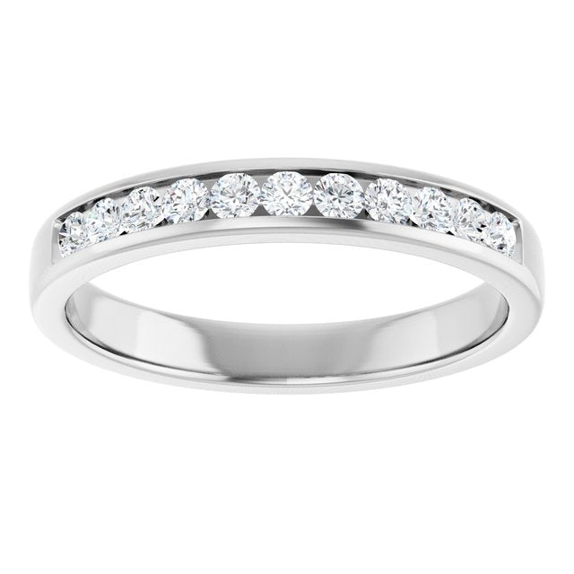 3/8 CTW Lab-Grown Diamond Channel-Set Band
