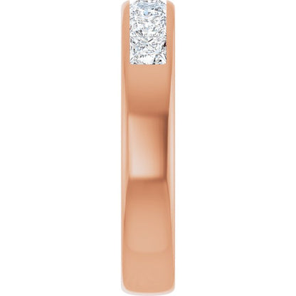 14K Rose Gold 1 3/4 CTW Natural Diamond Band