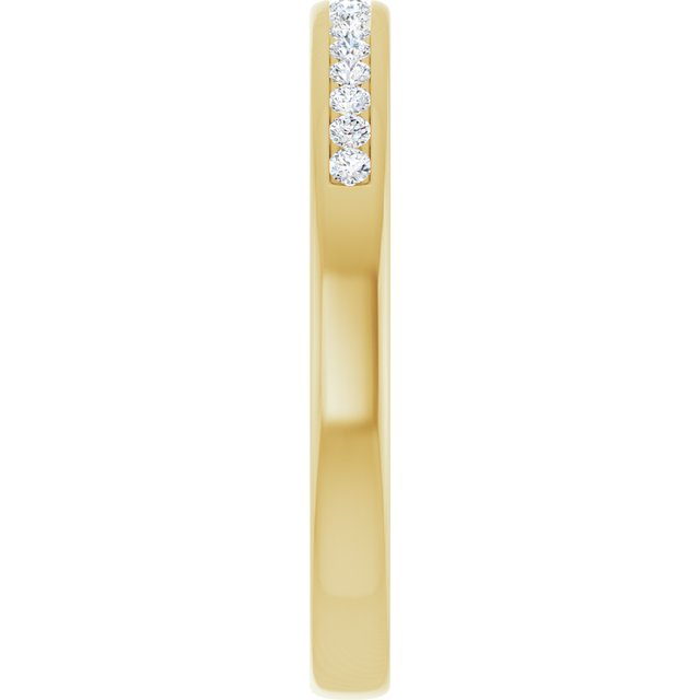 1/4 CTW Lab-Grown Diamond Channel-Set Band