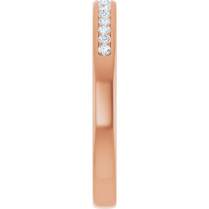 1/4 CTW Lab-Grown Diamond Channel-Set Band