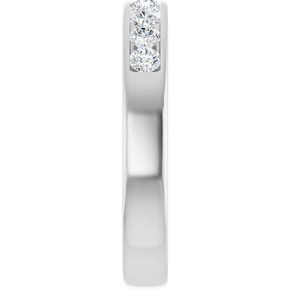 3/4 CTW Lab-Grown Diamond Channel-Set Band