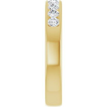 3/4 CTW Lab-Grown Diamond Channel-Set Band
