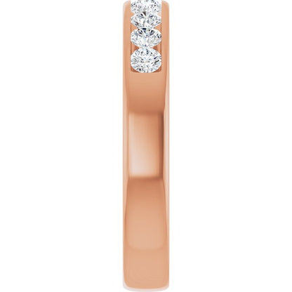 3/4 CTW Lab-Grown Diamond Channel-Set Band