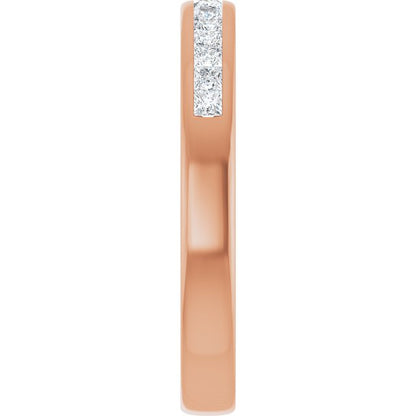 1/2 CTW Natural Diamond Band, 3.54 mm